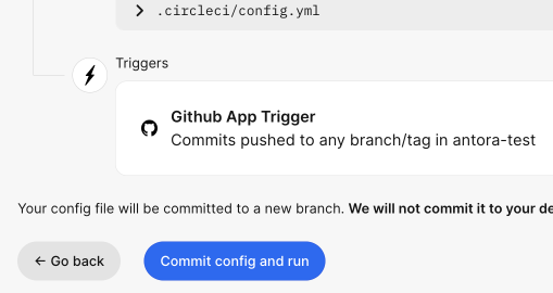 Follow in-app instructions to set up your pipeline